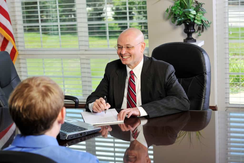 tom dunn meeting with male client