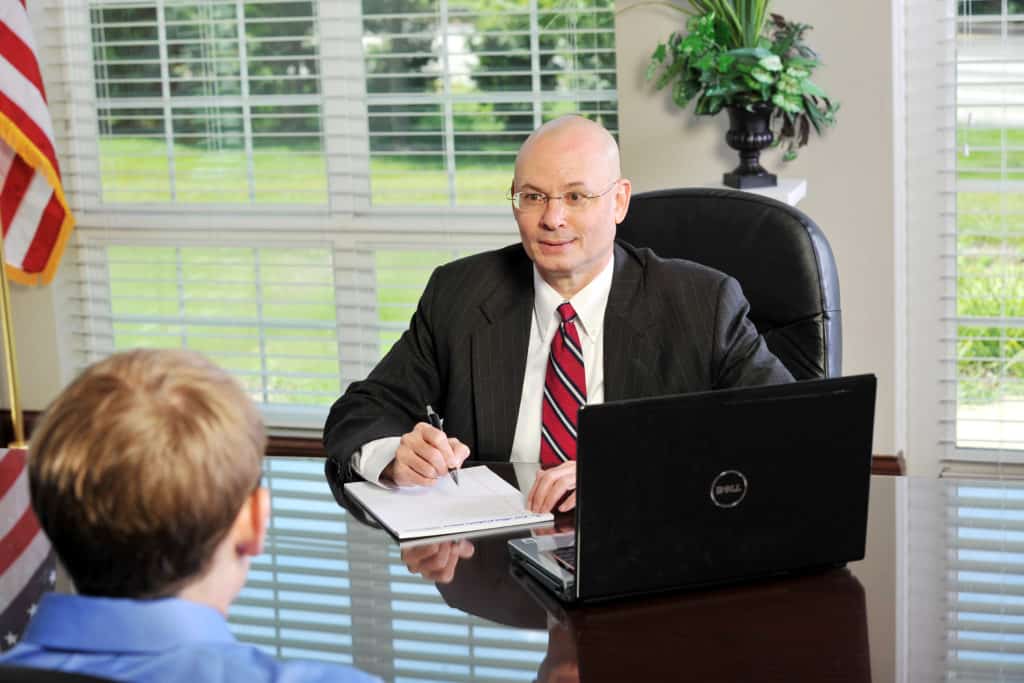 tom dunn meeting with male client