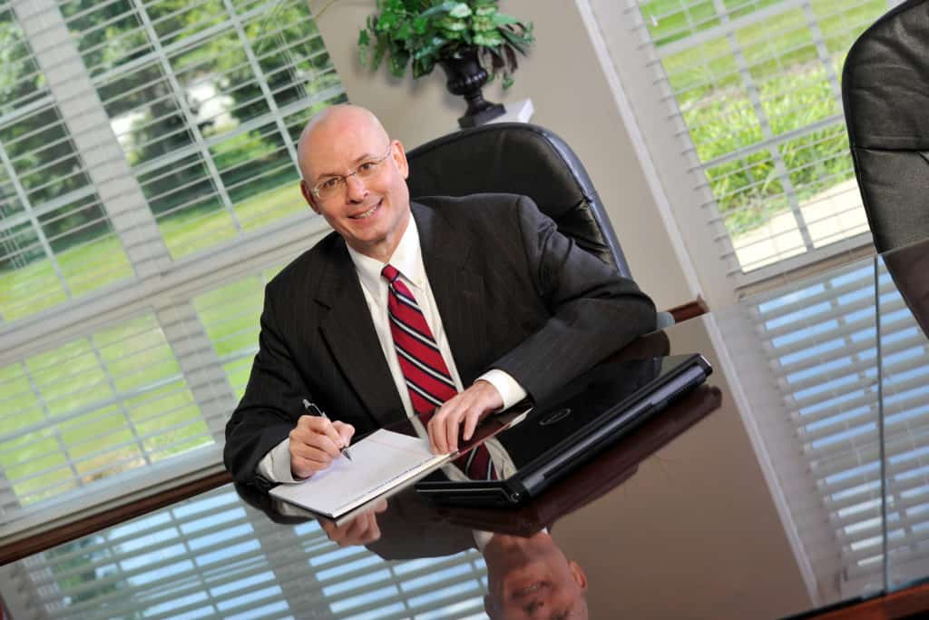 tom dunn with notebook