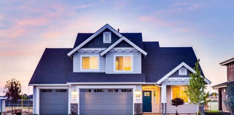two story suburban home