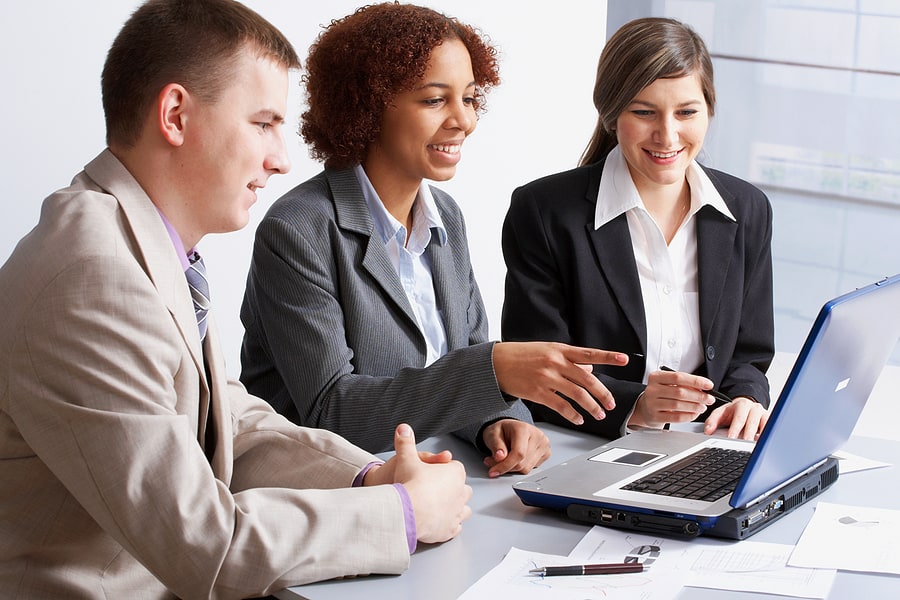 people in business meeting